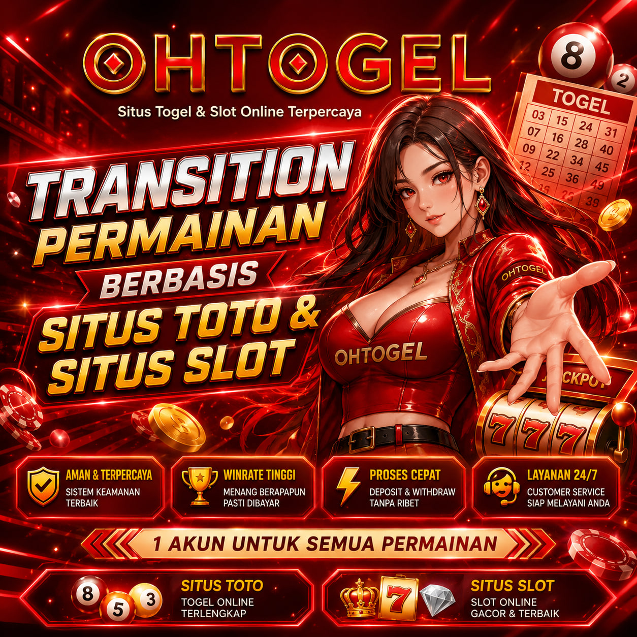 OHTOGEL | Transition Permainan Berbasis Situs Toto & Situs Slot  by Hey siriusly