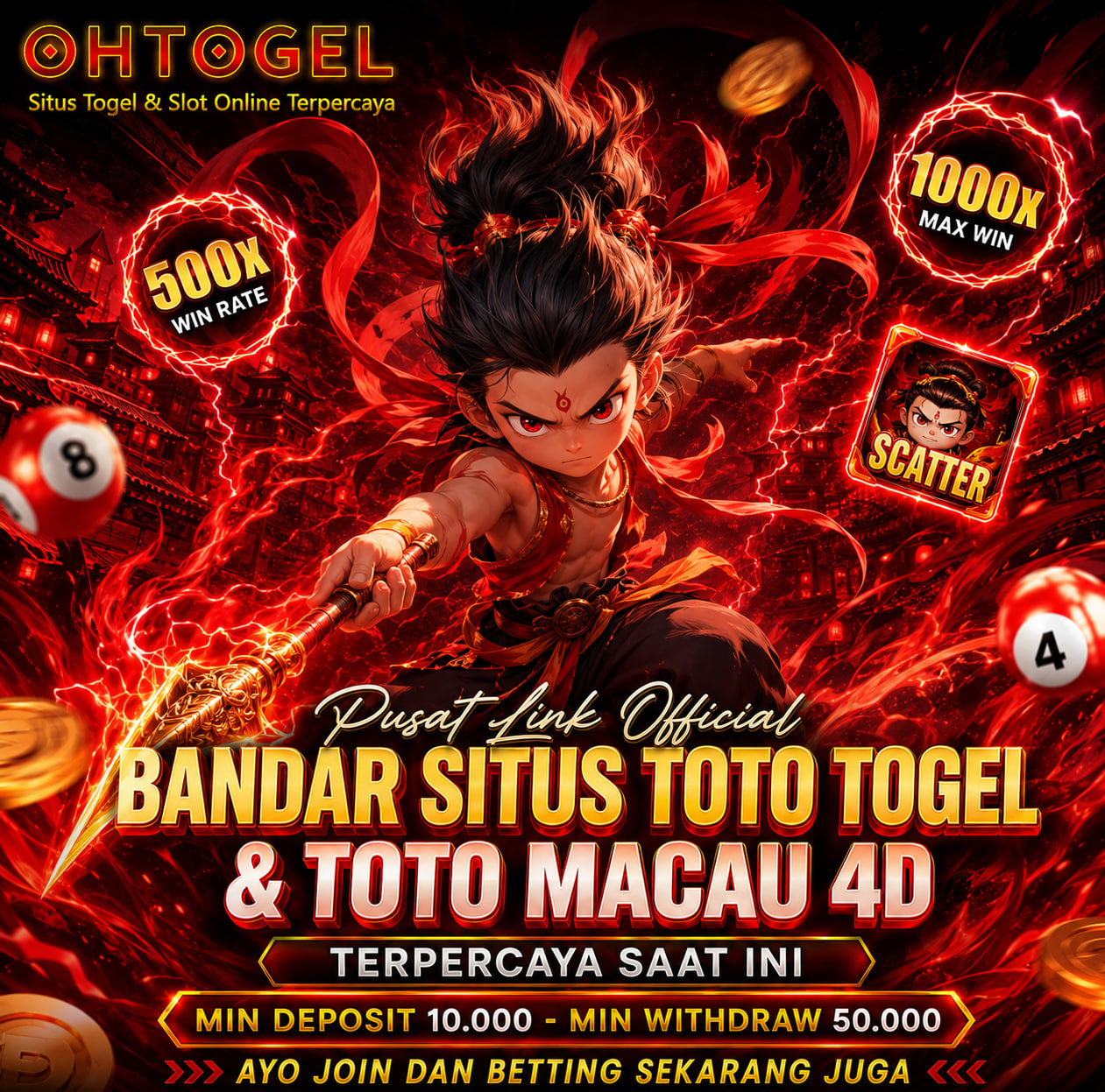 OHTOGEL : Pusat Link Official Bandar Situs Toto Togel & Toto Macau 4D