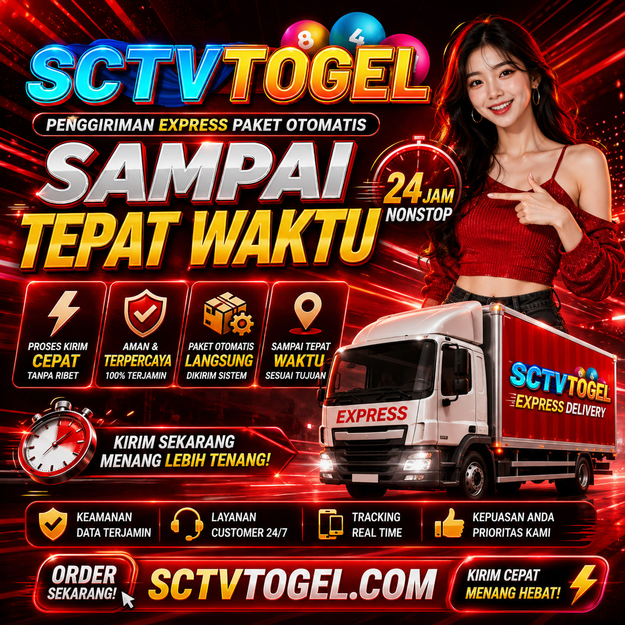 SCTVTOGEL | Penggiriman Express Paket Otomatis Sampai Tepat Waktu by Hey siriusly